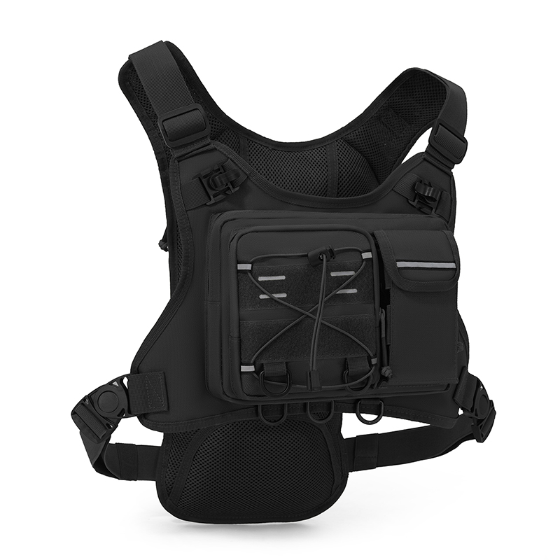 Outdoor Adventure Vest - ランニングベスト男性女性用チェストパック水分補給バッグサイクリングハイキング自転車レースマラソンバッグスポーツ戦術キャンプバックパック