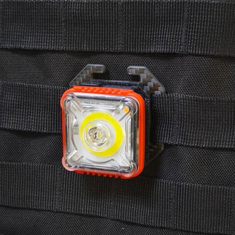 Outdoor Adventure Vest - 屋外懐中電灯 EDC ポータブルミニライト キャンプ ハイキング 安全点滅ライト