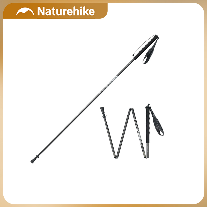 Trekking Pole Carbon - Naturehike Yingfeng EXT 超軽量カーボンファイバー折りたたみトレッキングポール クイックロック ポータブル