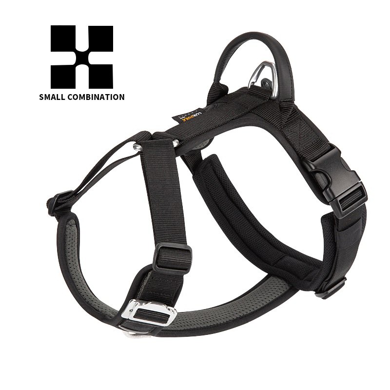 Outdoor Adventure Vest - 調節可能な防爆屋外ペットハーネス、反射犬のホルター、保護ナイロンベスト、ウォーキング犬のベスト、冒険