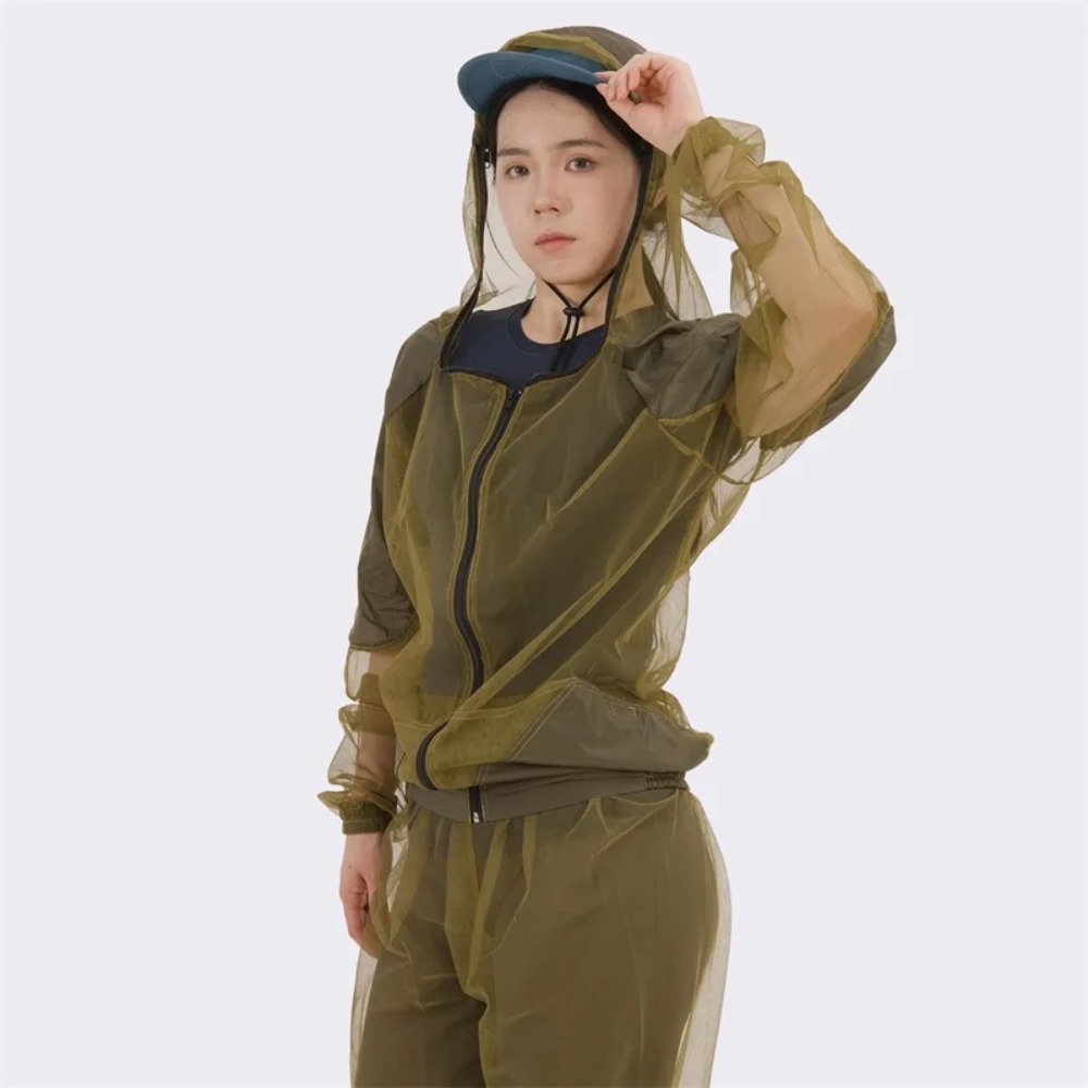 Outdoor Adventures Clothing - 屋外キャンプ通気性メッシュ防蚊服ハイキングアドベンチャー防虫服荒野釣り保護スーツ