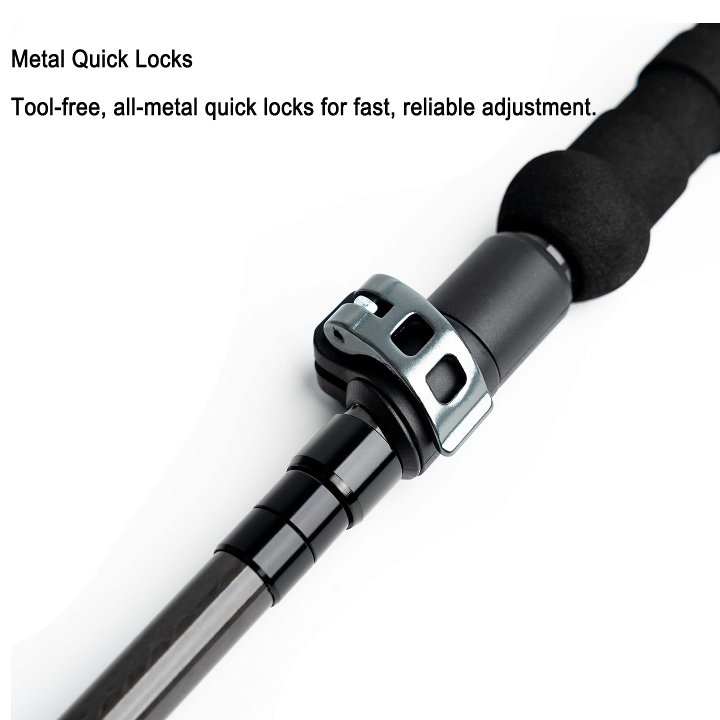 カーボン超軽量トレッキングポール 折りたたみ式Zトレッキング - Trekking Pole Carbon のレビューと価格