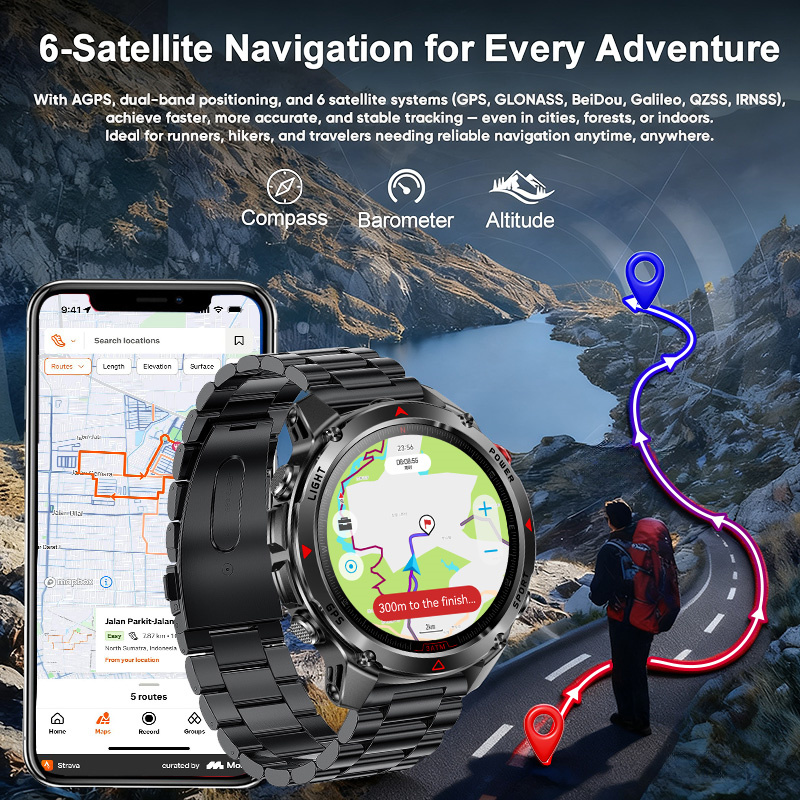 2026年新型アウトドアミリタリーGPSスマートウォッチ、A - Outdoor Adventure Reservations のレビューと価格