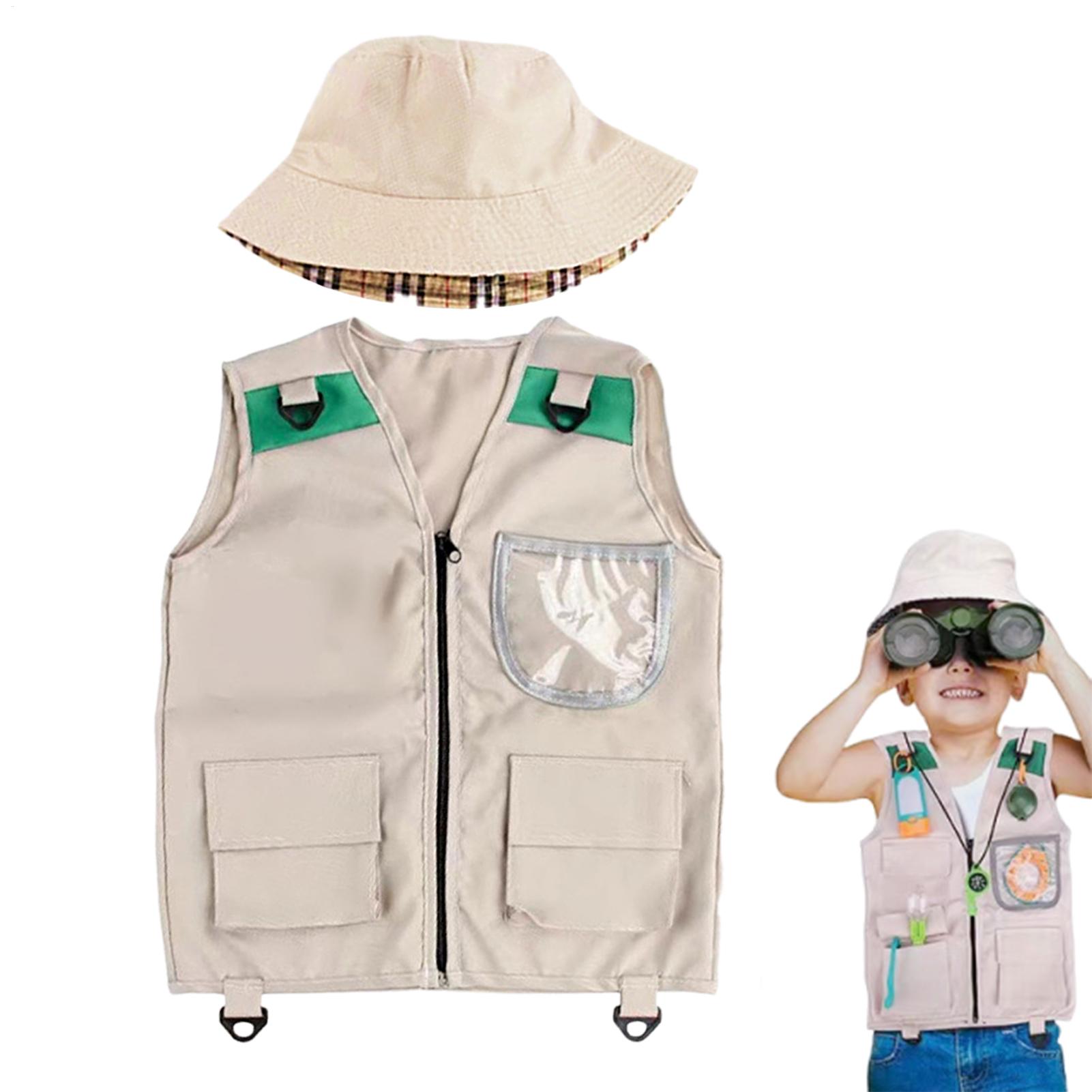サファリキッズアウトドアエクスプローラーキット、カーゴベスト - Outdoor Adventure Girls のレビューと価格