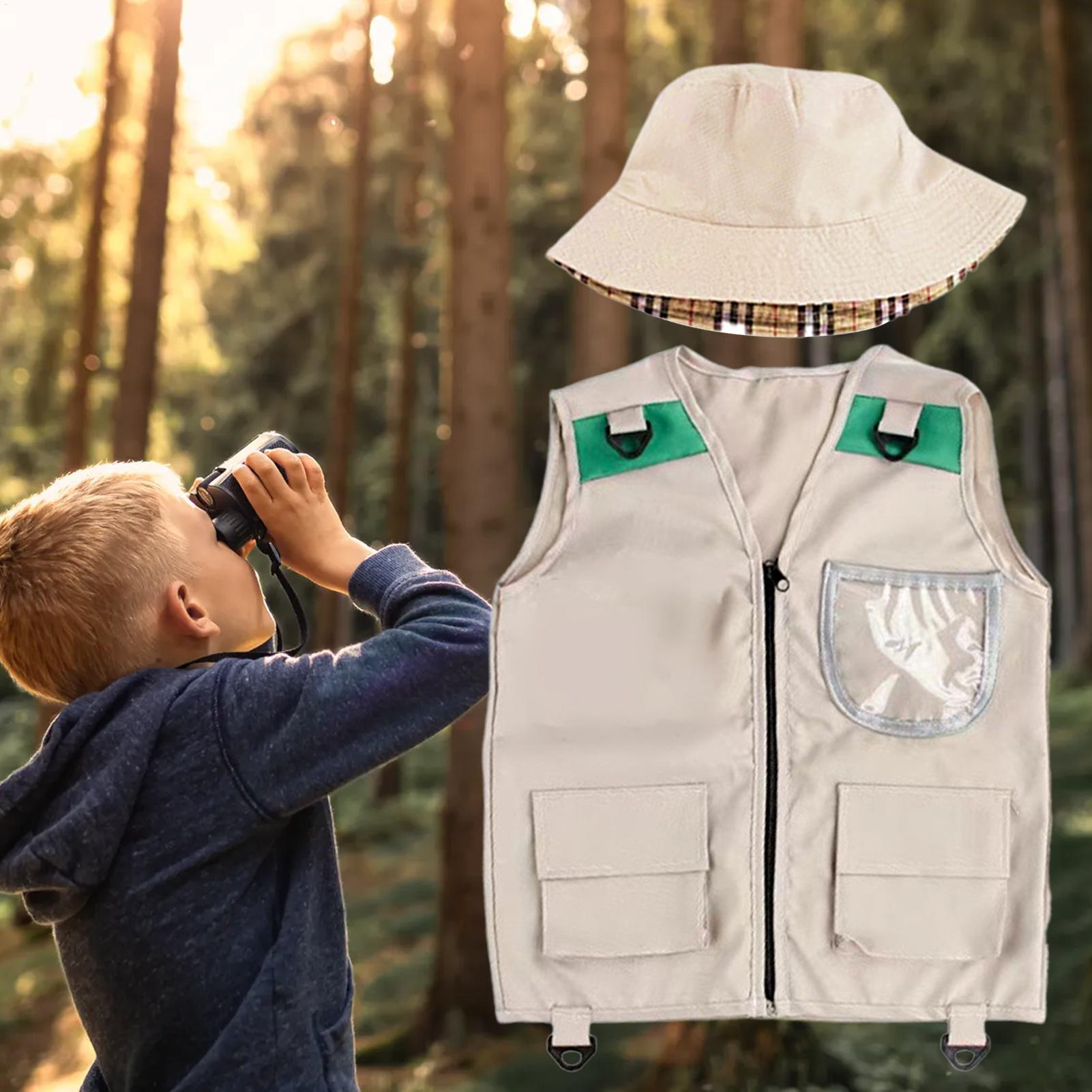 サファリキッズアウトドアエクスプローラーキット、カーゴベスト - Outdoor Adventure Girls のレビューと価格