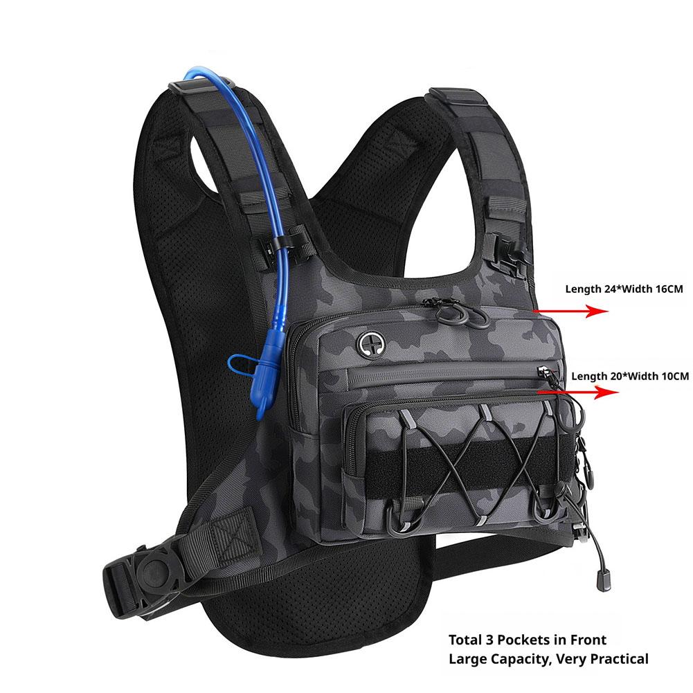 ランニングチェストパックハイドレーションベストサイクリングハ - Outdoor Adventure Vest のレビューと価格