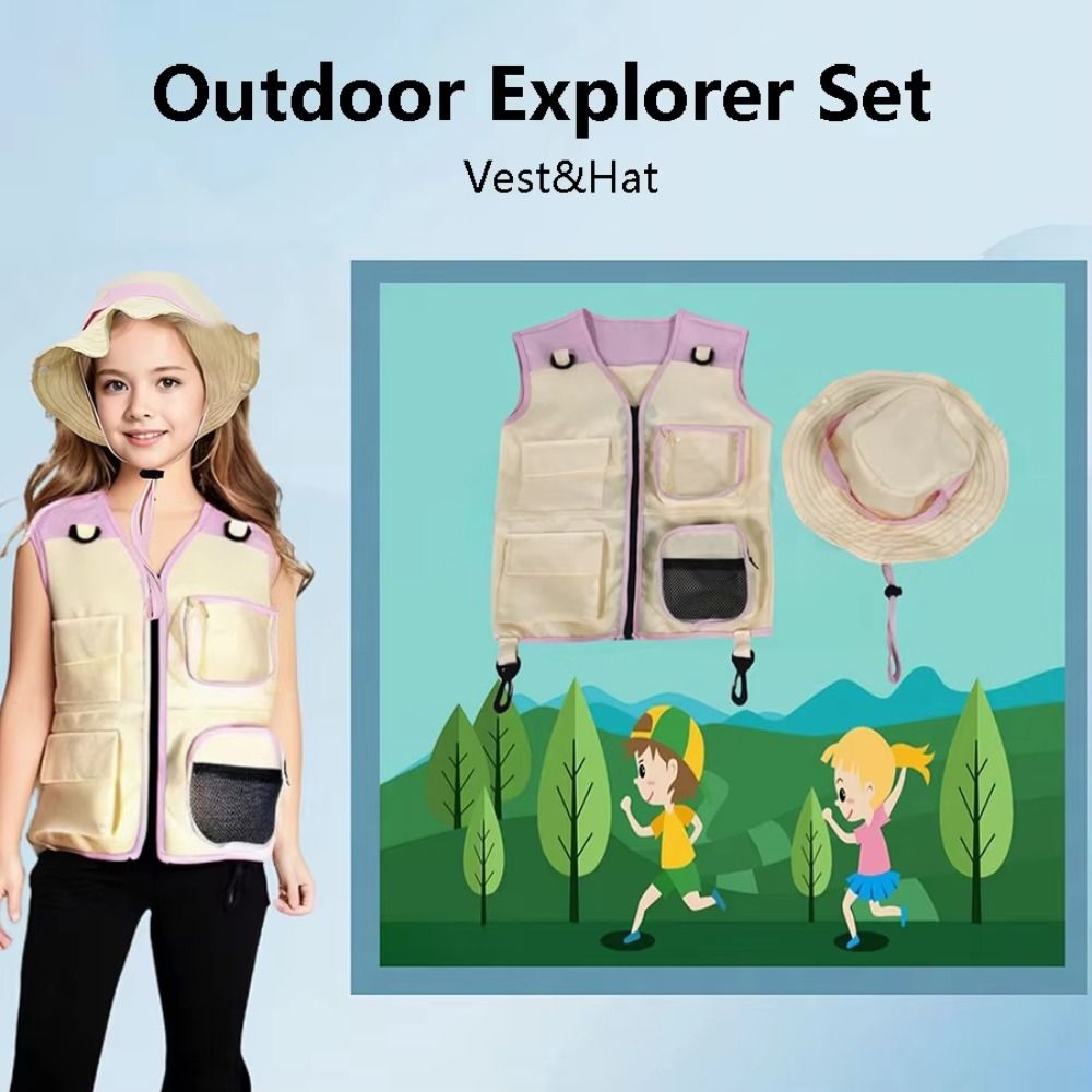 夏服探検家ベスト帽子ファッションベストツール衣類アウトドアア - Outdoor Adventures Clothing のレビューと価格