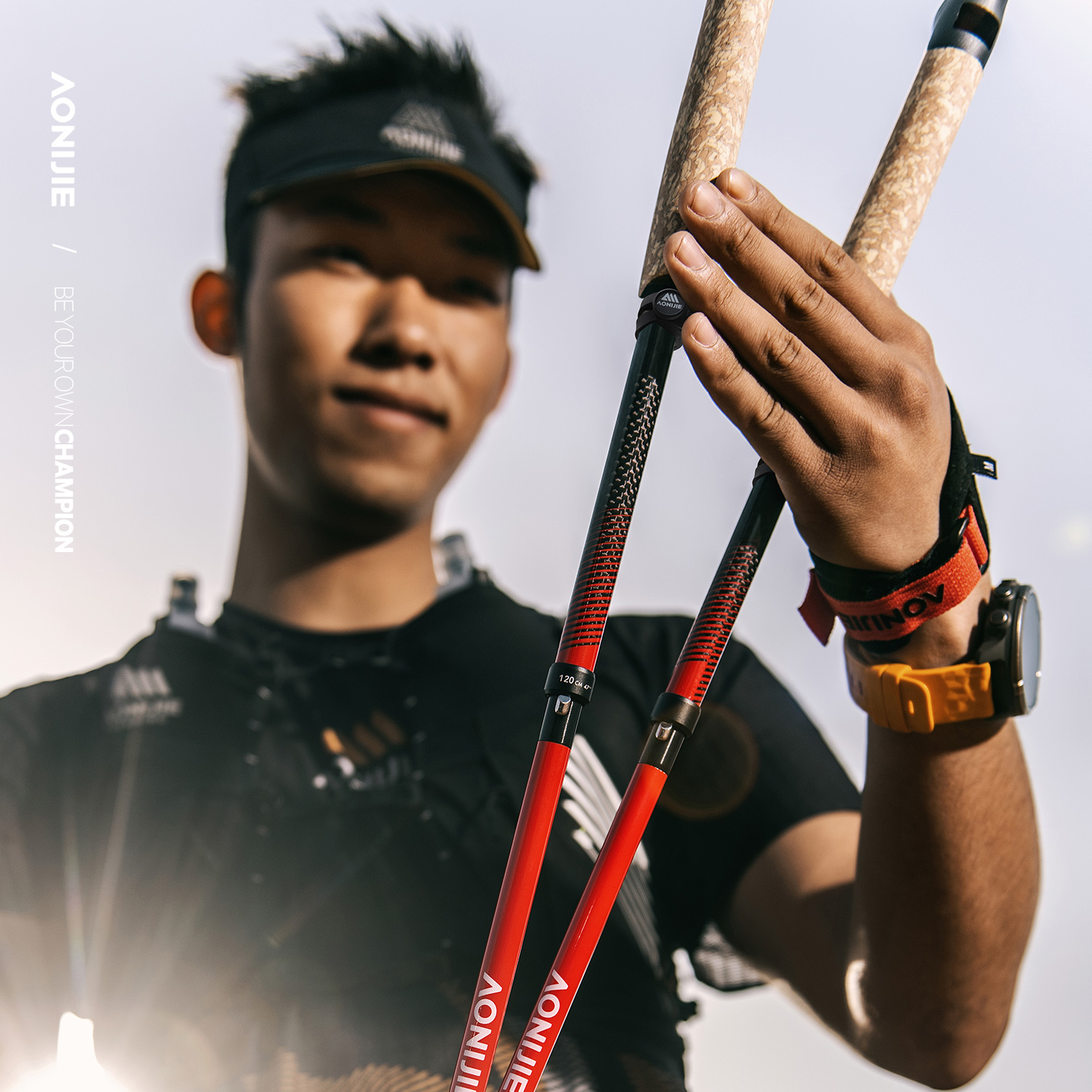 AONIJIE E4212 E4218 折りたたみ式カーボン - Trekking Pole Carbon のレビューと価格