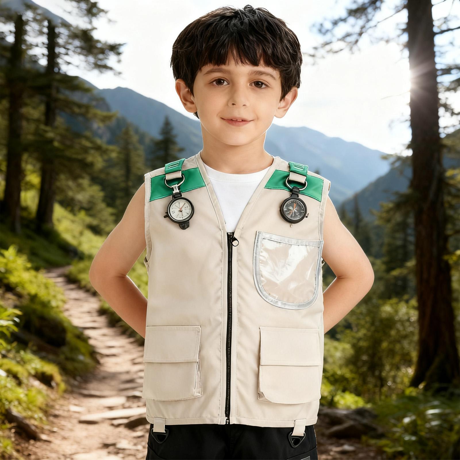 キッズエクスプローラーベストコスチューム サファリカーゴベス - Outdoor Adventure Vest のレビューと価格