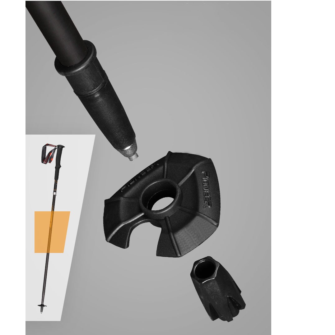 99% カーボンファイバー折りたたみ式ウォーキングスティック - Trekking Pole Carbon のレビューと価格