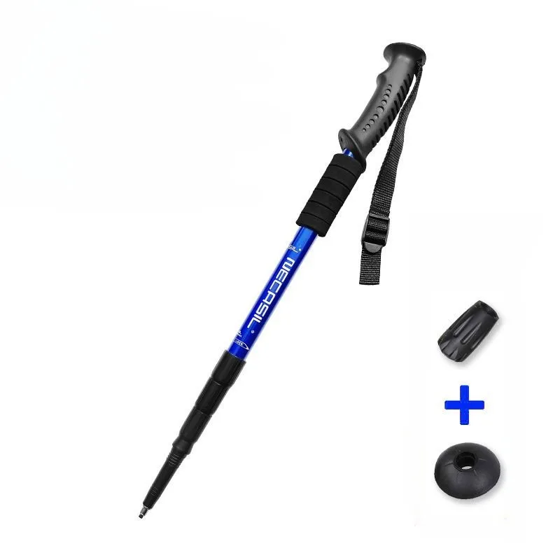 ウォーキングトレッキングポールアンチショック調整可能なノルデ - Trekking Pole Carbon のレビューと価格