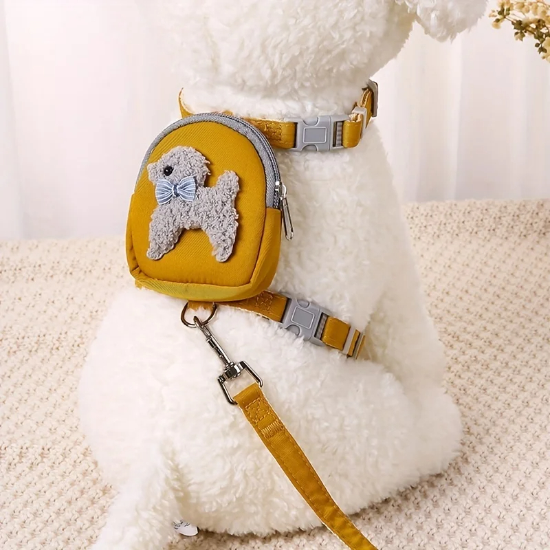 小型犬と中型犬用のバックパックとリード付きの調節可能なソフト - Outdoor Adventure Vest のレビューと価格
